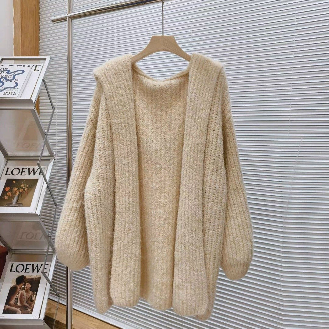 пальто из искусственного меха,вязаный кардиган с капюшоном,меховое пальто с капюшоном,пальто теплое,вязаная куртка