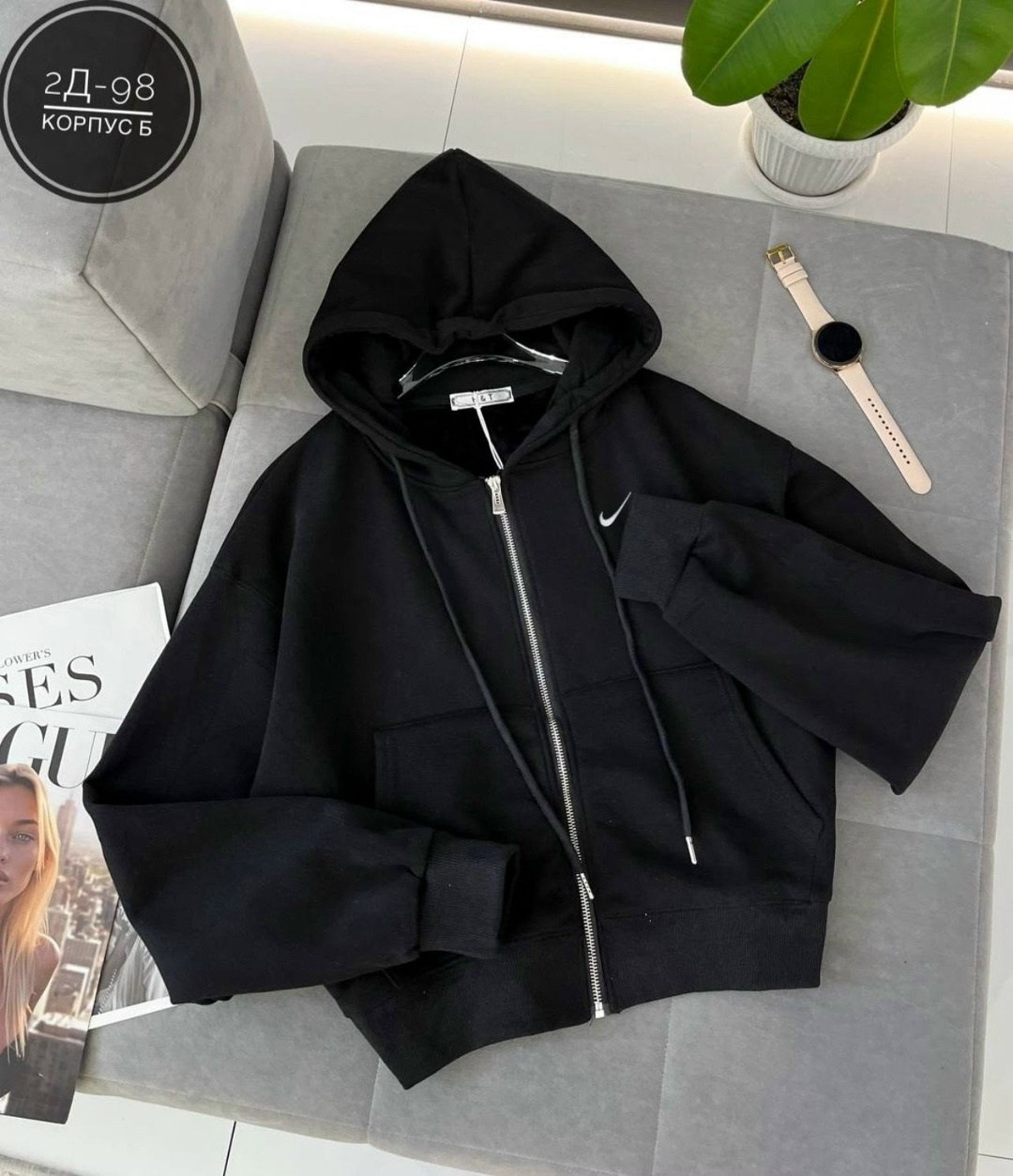 толстовка найк на молнии с капюшоном зип худи,зип худи найк женская,толстовка женская,женская кофта,кофта толстовка