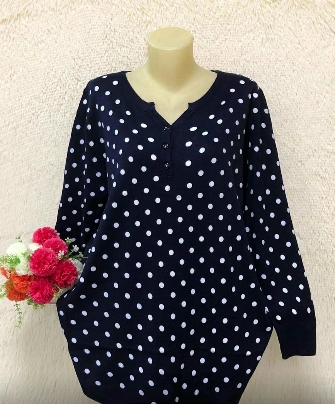 туника нарядная,кофта женская,блузка с рукавом в горошек,женские блузки,женская блуза