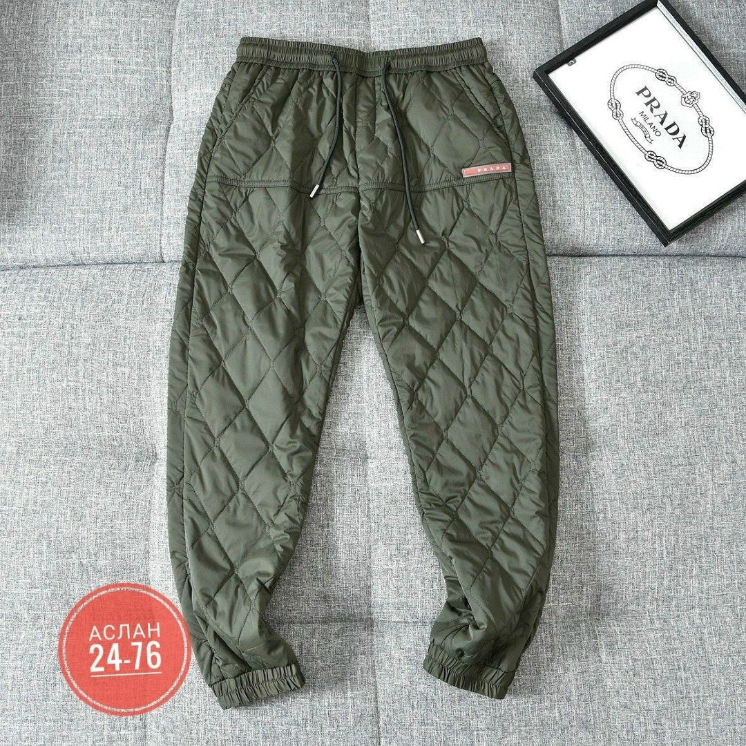 стеганые брюки,стеганые штаны,теплые брюки,зеленые стеганые штаны,теплые штаны