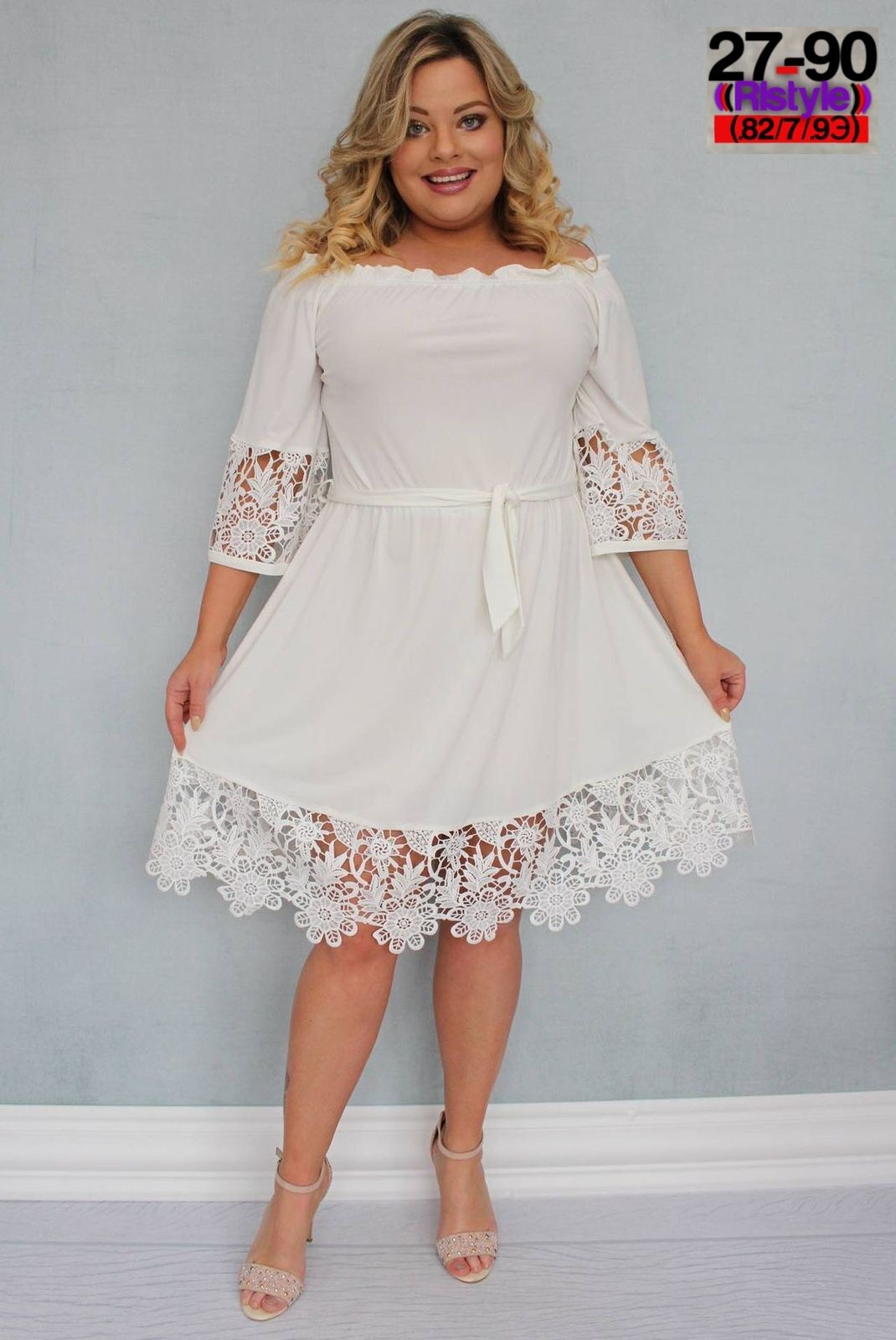 платье женская,распродажа платьев,платье для полных,нарядное платье,белое кружевное платье для полных