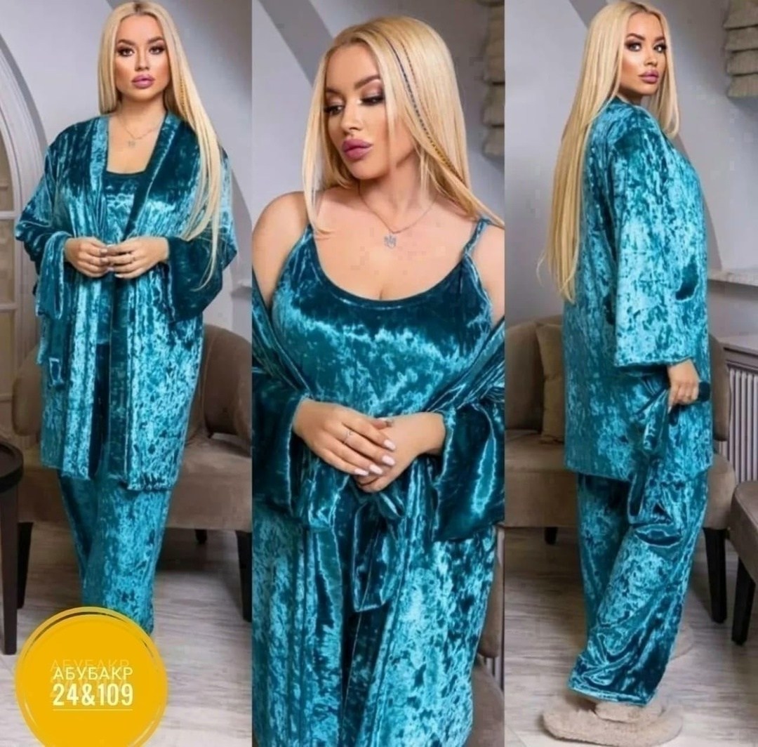 пижама женская велюр,пижама тройка женская велюр,комплект пижама,женская пижама комплект,пижама комплект домашний