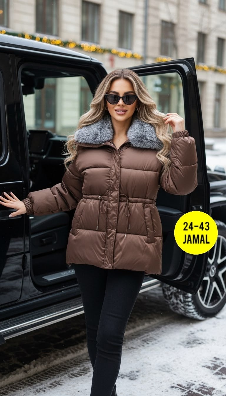 пуховики с мехом,стильные пуховики,пуховики женские,пуховики с натуральным мехом,куртка меховая