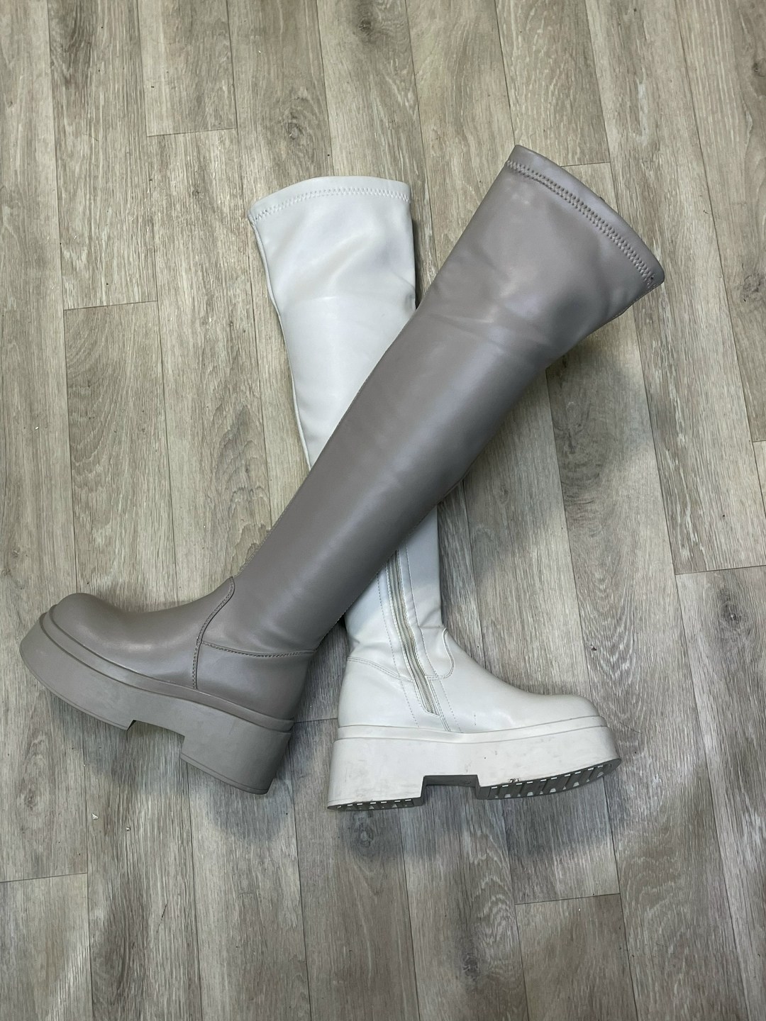 сапоги ботфорты,,ботфорты женские,ботфорты белые,эконика белые сапоги