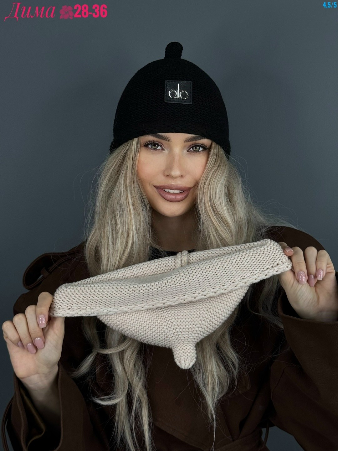 шапка женская,комплект шапки,шапка на флисе,женская вязаная шапка,шапка зимняя бини