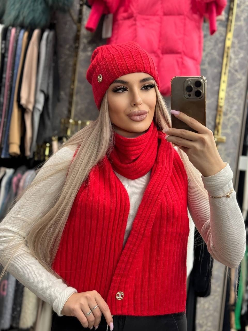 комплект шапки,шапка женская,женская вязаная шапка,вязаные комплекты,комплект шапка снуд женский