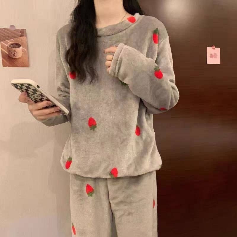 пижама теплая женская,теплая пижама женская флисовая,махровая пижама,теплая пижама,плюшевая пижама женская