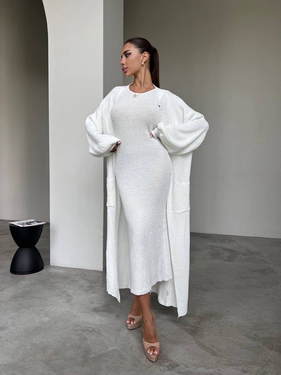 платье кардиган,трикотажные костюмы,платье накидка,кардиган,трикотажное платья