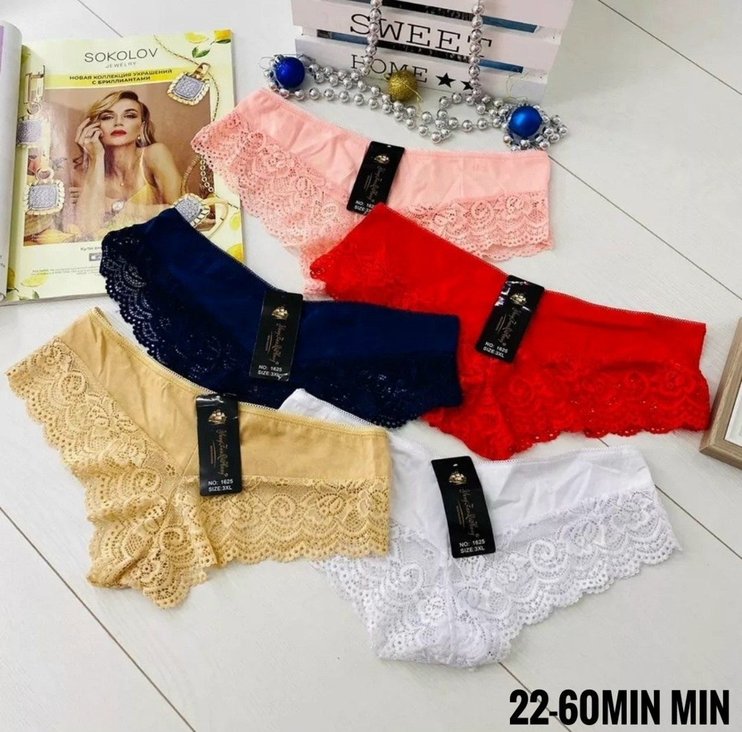 трусы женские 5 шт,трусы женские ,комплект нижнего белья,трусы кружевная,набор трусов