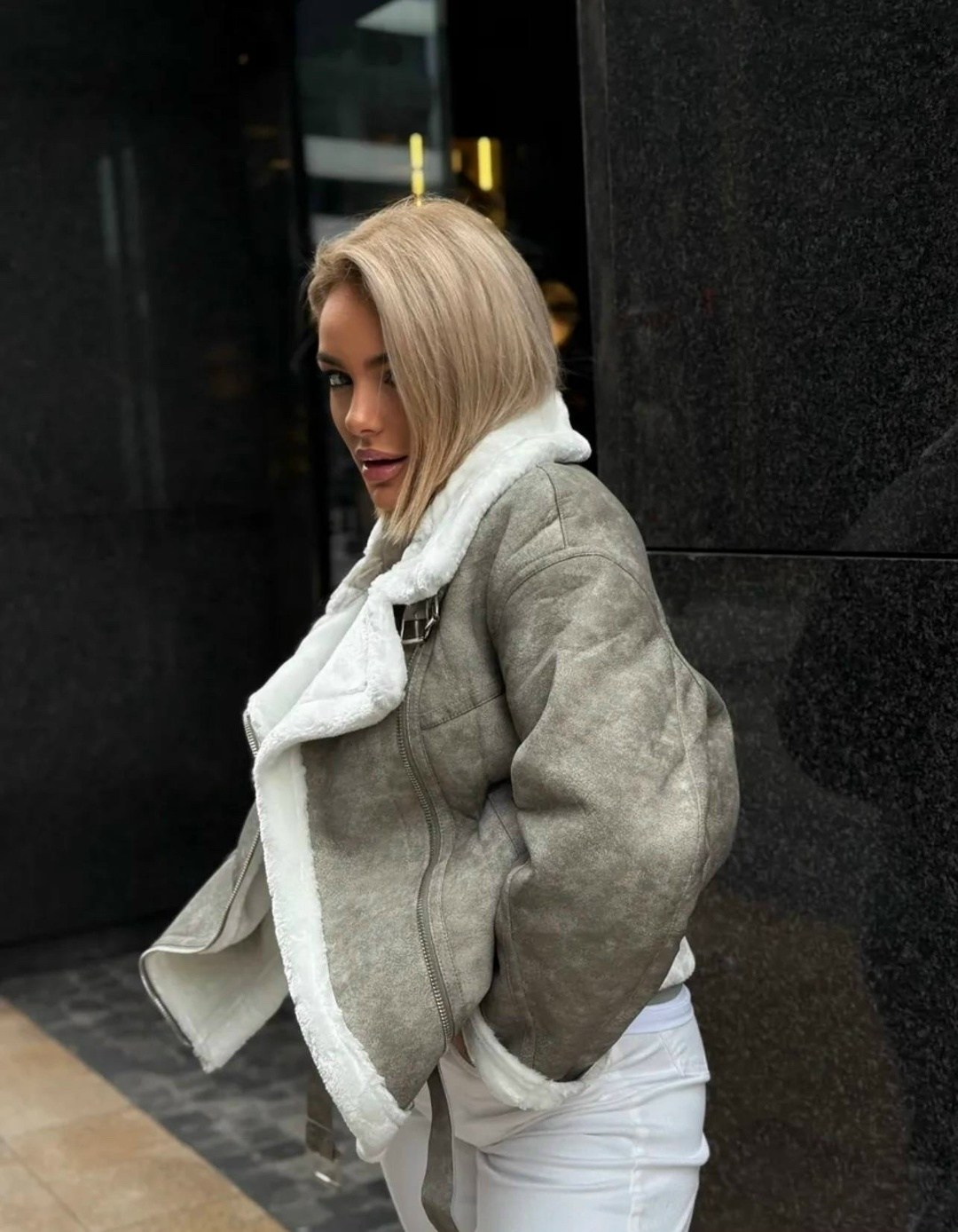 дубленка авиатор зимняя,стильная дубленка,дубленка авиатор,дубленка авиатор зимняя короткая,дубленка женская авиатор