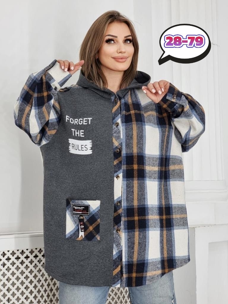 рубашка с капюшоном,теплая кофта,кофта женская,рубашка оверсайз теплая в клетку,толстовка женская