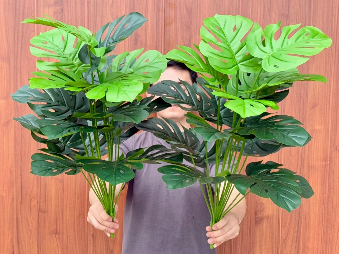 монстера искусственная,искусственное растение монстера,монстера растение,искусственная растения,монстера декоративная
