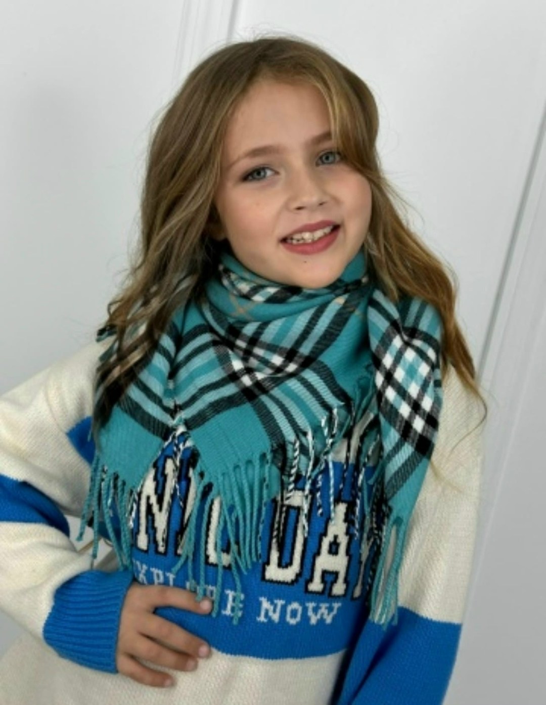 платок детский,платок кашемировый,шарф платок,шарф детский,шарф в клетку