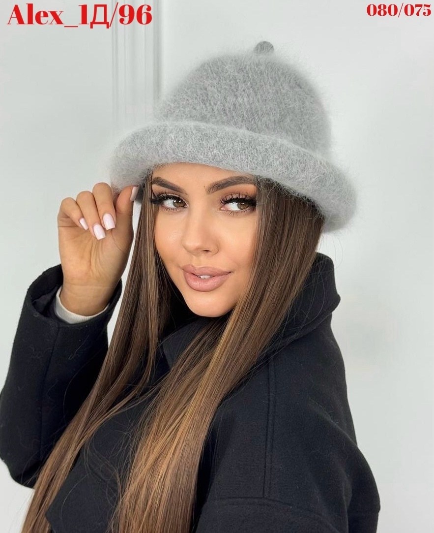 шапка женская из ангоры,шапка женская,шапка женская зимняя вязанная из ангоры,женская шапка ангора,шапка женская бини