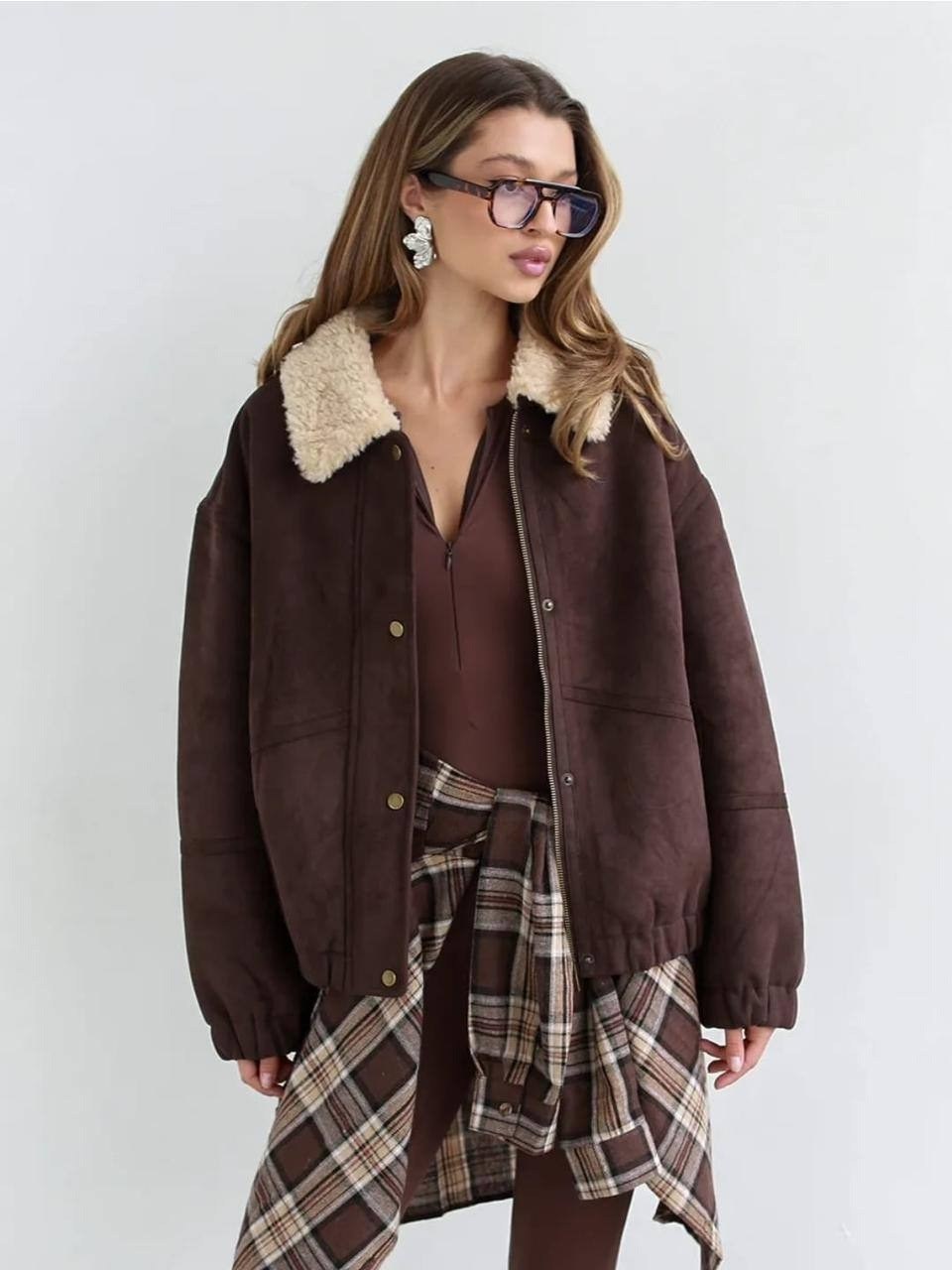 замшевая куртка,куртка бомбер,повседневная куртка,куртка коричневая,женская куртка бомбер