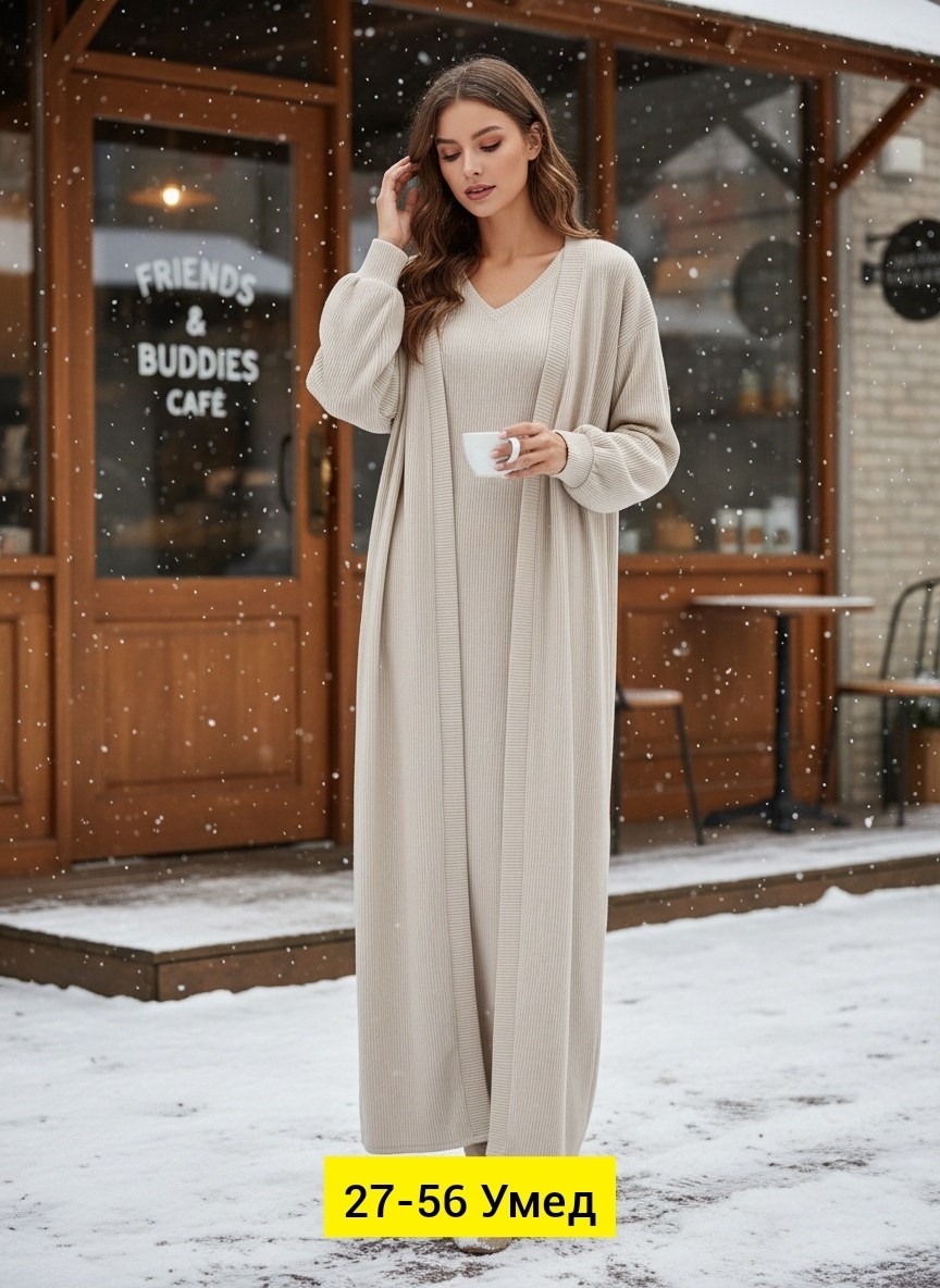 платье кардиган,кардиган,платье женская,комплект платье,длинный кардиган