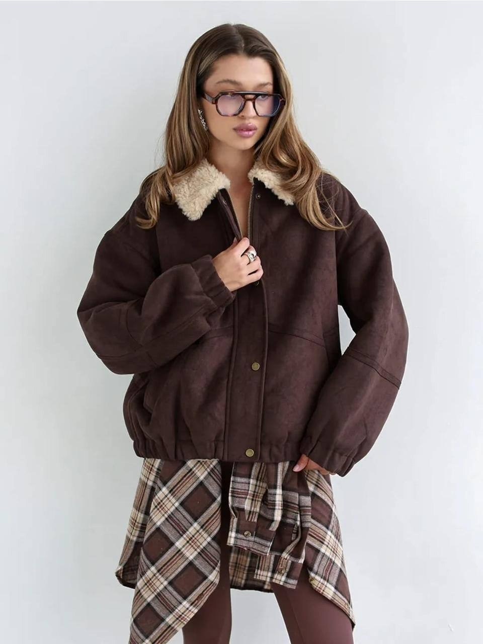 замшевая куртка,куртка бомбер,повседневная куртка,куртка коричневая,женская куртка бомбер