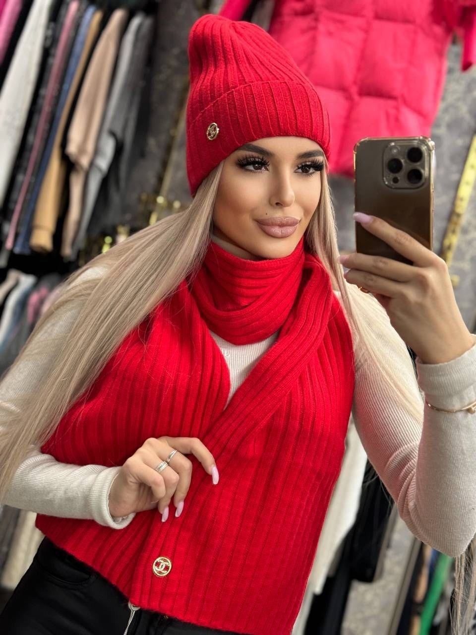 комплект шапки,шапка женская,женская вязаная шапка,вязаные комплекты,комплект шапка снуд женский