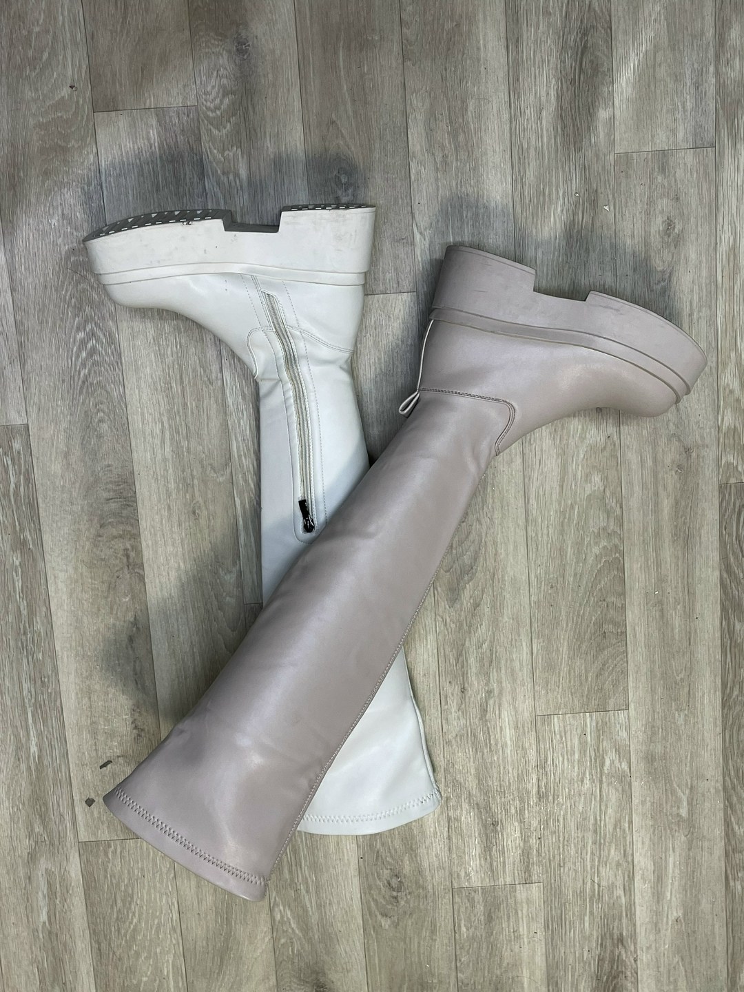 сапоги ботфорты,,ботфорты женские,ботфорты белые,эконика белые сапоги