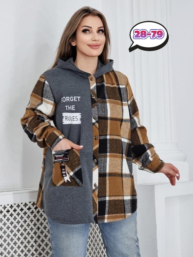 рубашка с капюшоном,теплая кофта,кофта женская,рубашка оверсайз теплая в клетку,толстовка женская