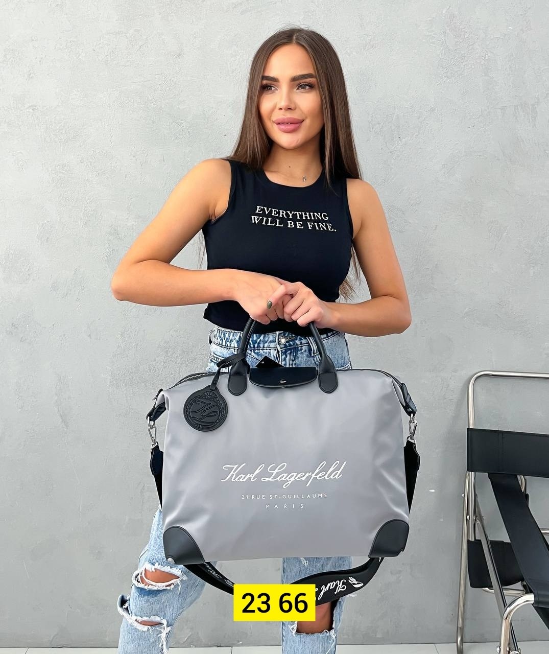 дорожная сумка karl lagerfeld,сумка женские сумки,сумка,сумка karl lagerfeld,спортивная сумка