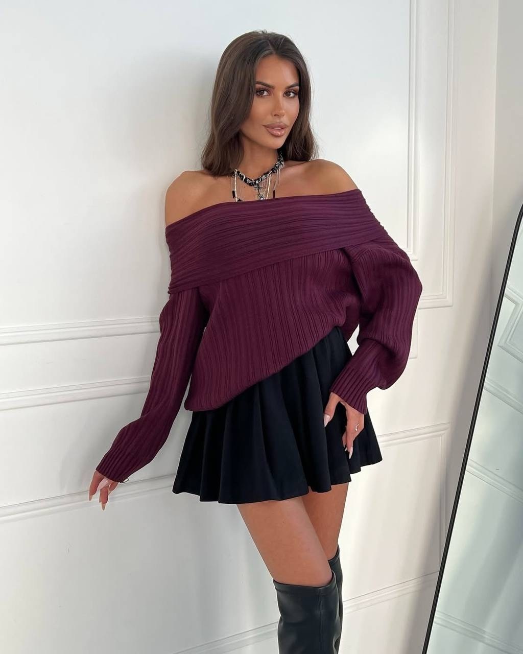 женская кофта,свитер с открытыми плечами,свитер с открытыми плечами женский,свитер для женщин,джемпер с открытыми плечами