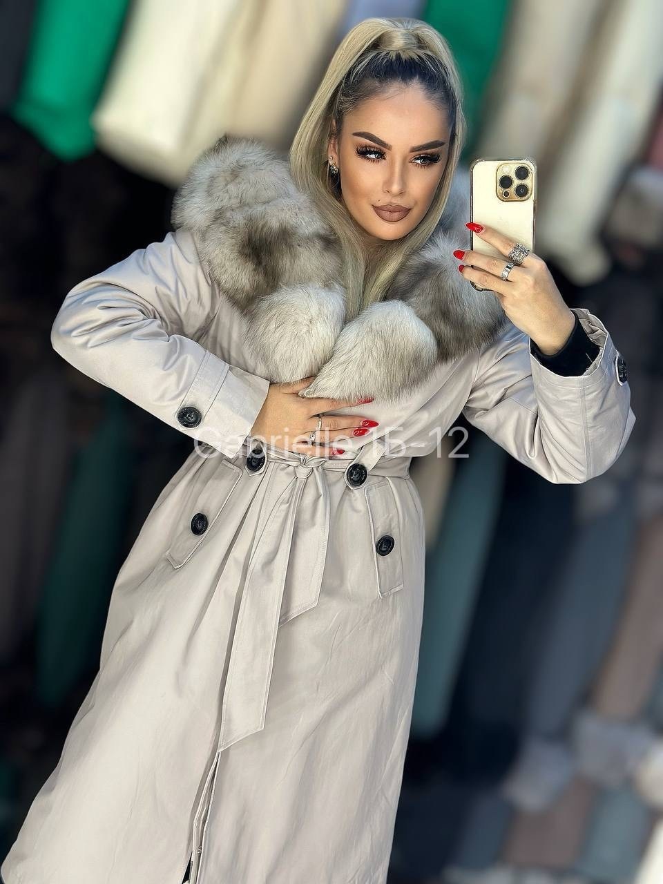 парка с натуральным мехом,парка с мехом,женская парка с мехом,пальто с мехом,парка тренч с натуральным мехом