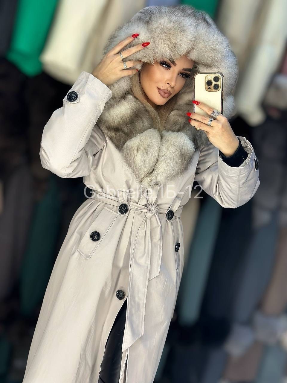 парка с натуральным мехом,парка с мехом,женская парка с мехом,пальто с мехом,парка тренч с натуральным мехом