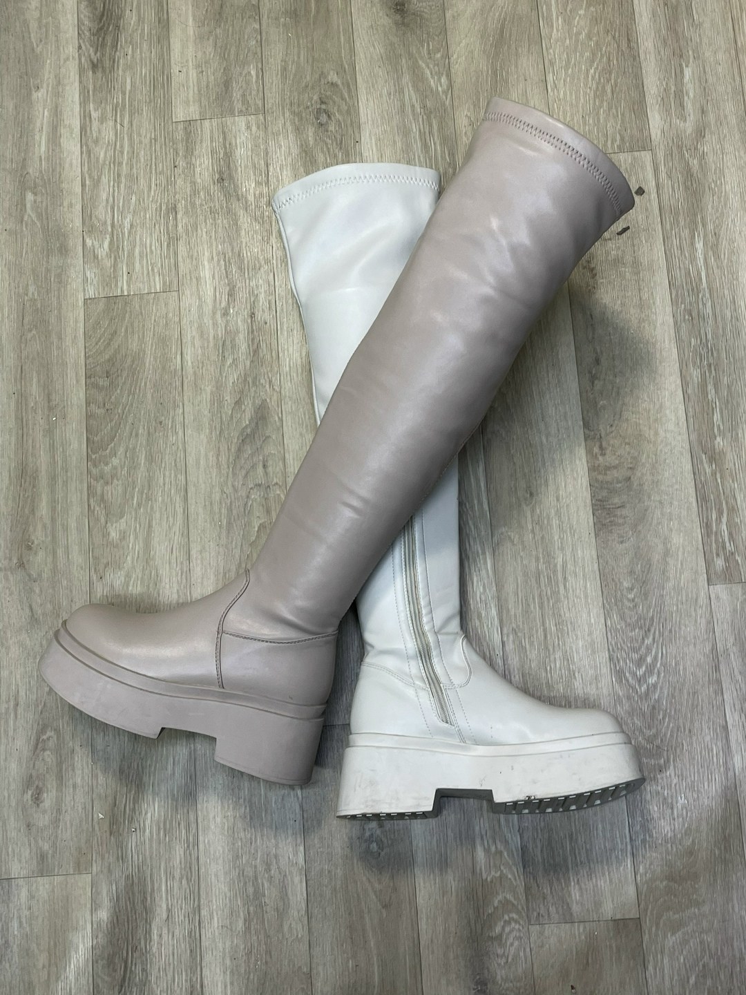 сапоги ботфорты,,ботфорты женские,ботфорты белые,эконика белые сапоги