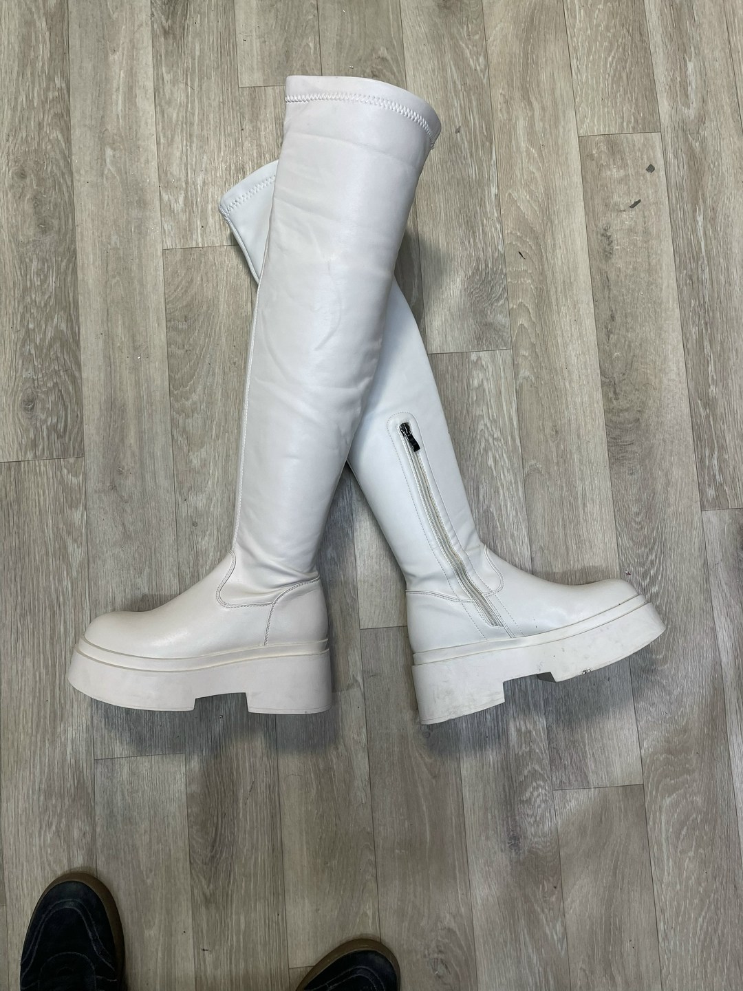 сапоги ботфорты,,ботфорты женские,ботфорты белые,эконика белые сапоги