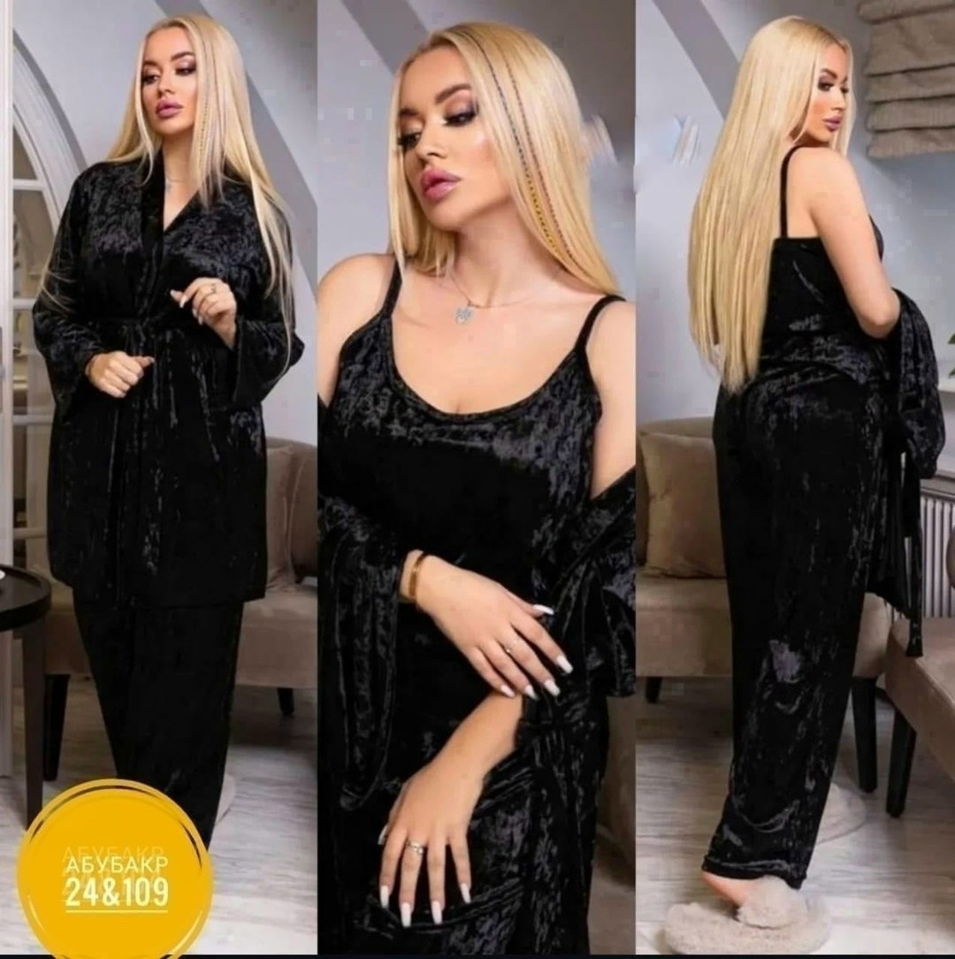 пижама женская велюр,пижама тройка женская велюр,комплект пижама,женская пижама комплект,пижама комплект домашний