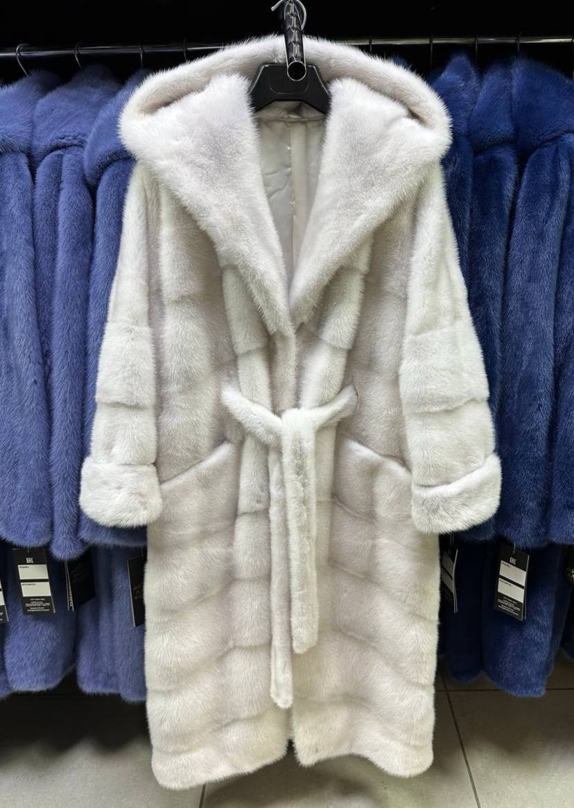 шуба норковая белая,норковая шуба,шуба норка,шуба белая,норковая шуба с капюшоном