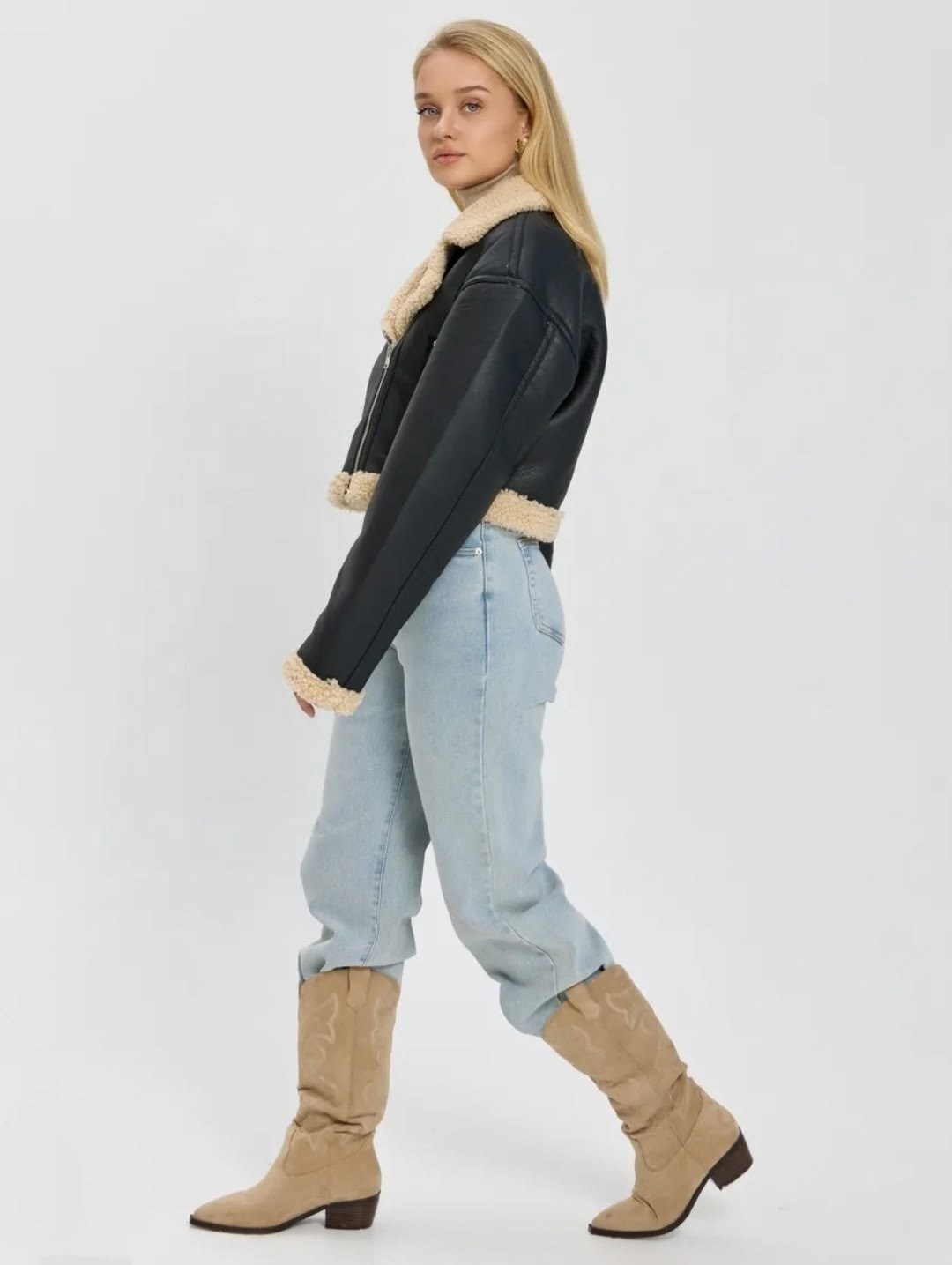 дубленка женская,дубленка женская зимняя,дубленка авиатор женская,стильная дубленка,куртка дубленка