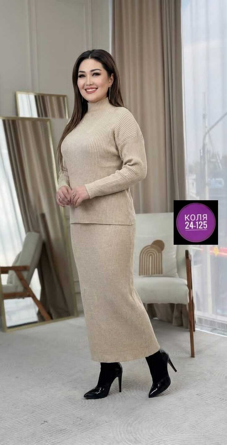 костюм трикотажный с юбкой,трикотажные костюмы,вязаный костюм с юбкой,женский трикотажный костюм с юбкой,теплый костюм с юбкой