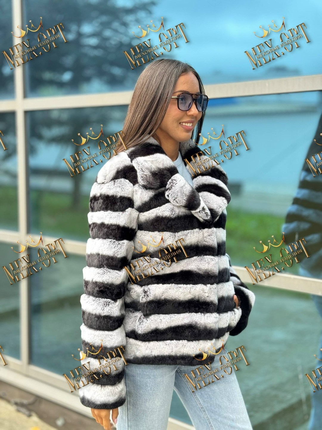 кролик рекс шиншилла шубка,шуба кролик рекс,шуба из кролика рекс,шуба из кролика,полушубок из кролика