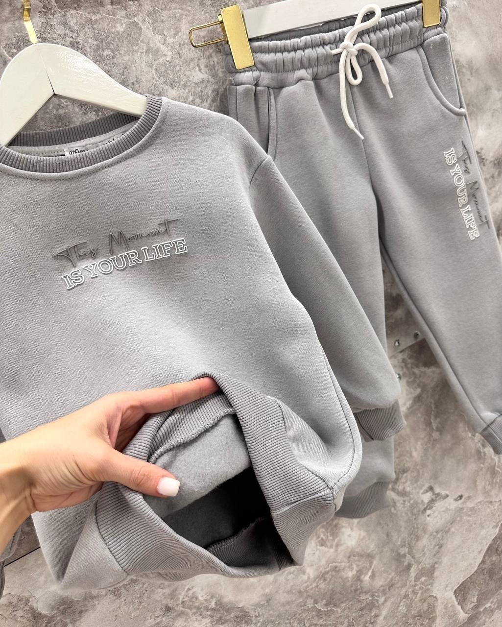 серый свитшот,свитшот и толстовка,детский свитшот,костюмы спортивный для мальчик,свитшот и брюки