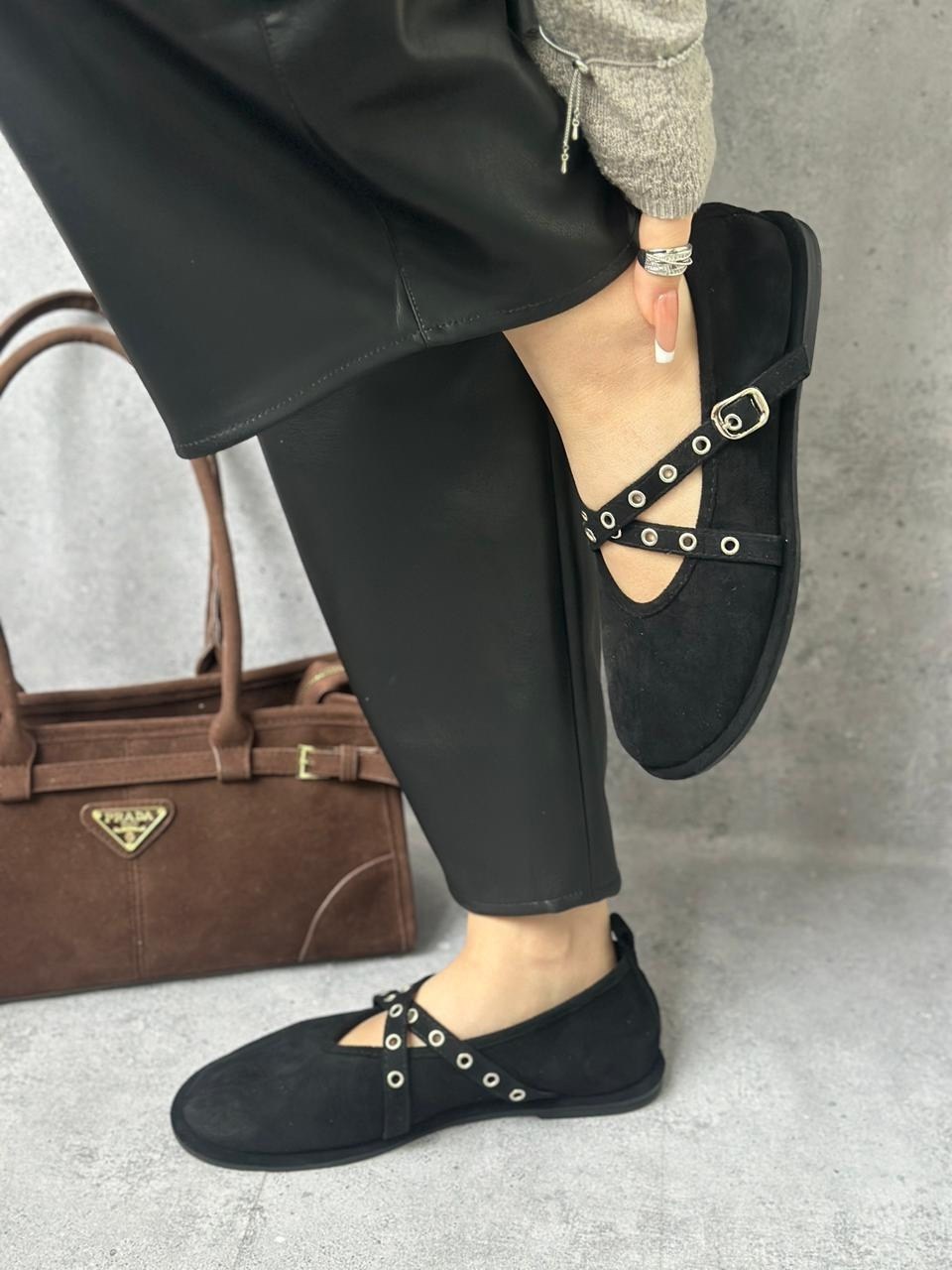 ,женская ,балетки замшевые,балетки женские,коричневые балетки