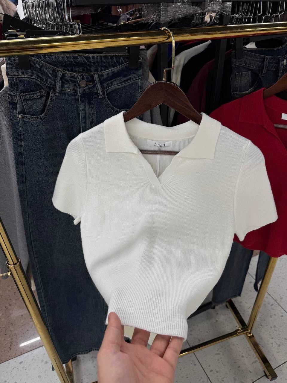 футболки женская,одежда повседневная,одежда стильная,футболки с воротником,женской одежды