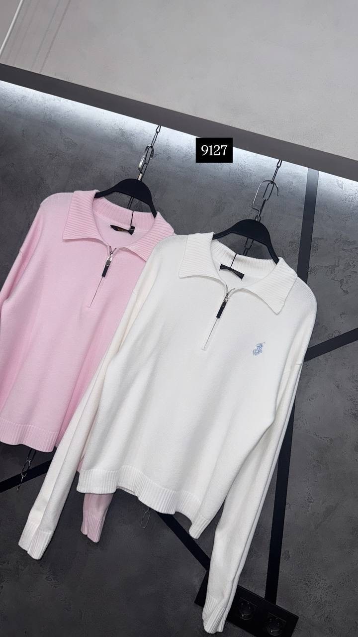 модные свитера,кофта поло,свитер поло,женская кофта,свитер с воротником