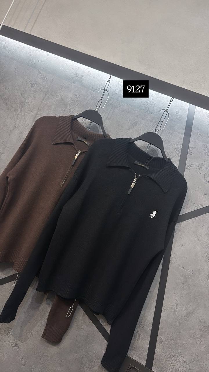 модные свитера,кофта поло,свитер поло,женская кофта,свитер с воротником