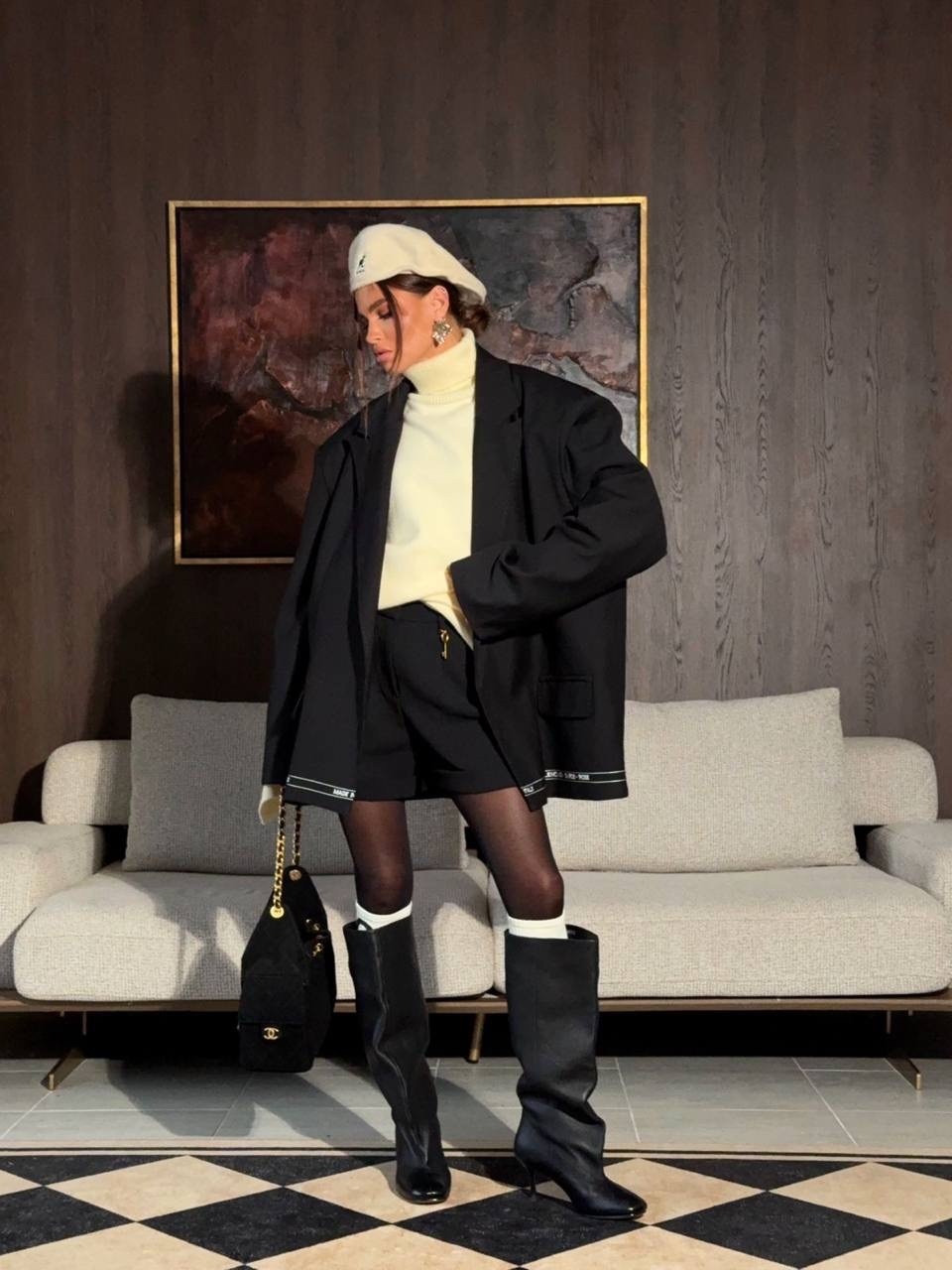 высокие сапоги,модные образы,одежда образы,мода стиль