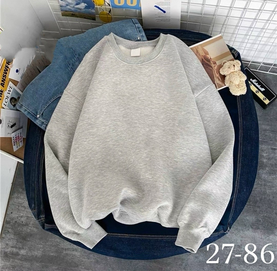 свитшот женская,повседневный свитшот,свитшот серый,теплый свитшот,оверсайз свитшот