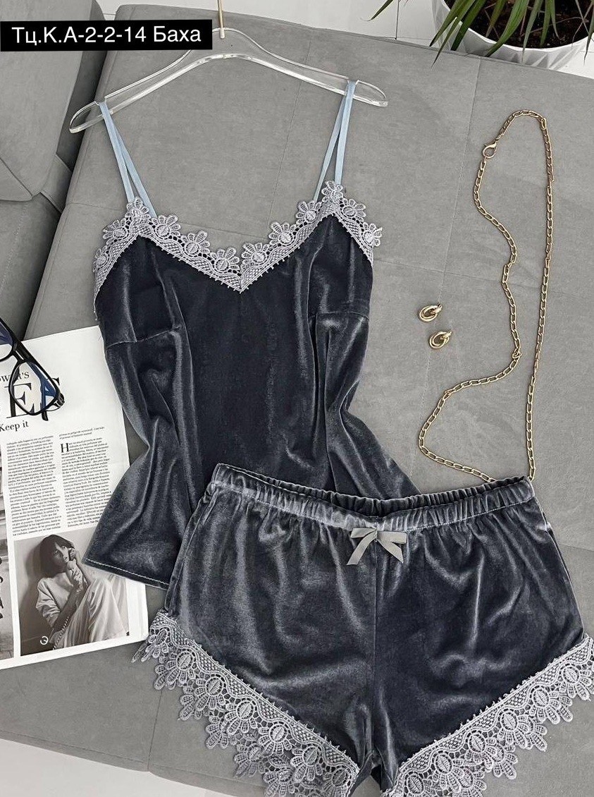 пижама велюр,пижама женская велюровая с шортами,пижама велюровая женская с кружевом,пижама женская атласная,пижама комплект