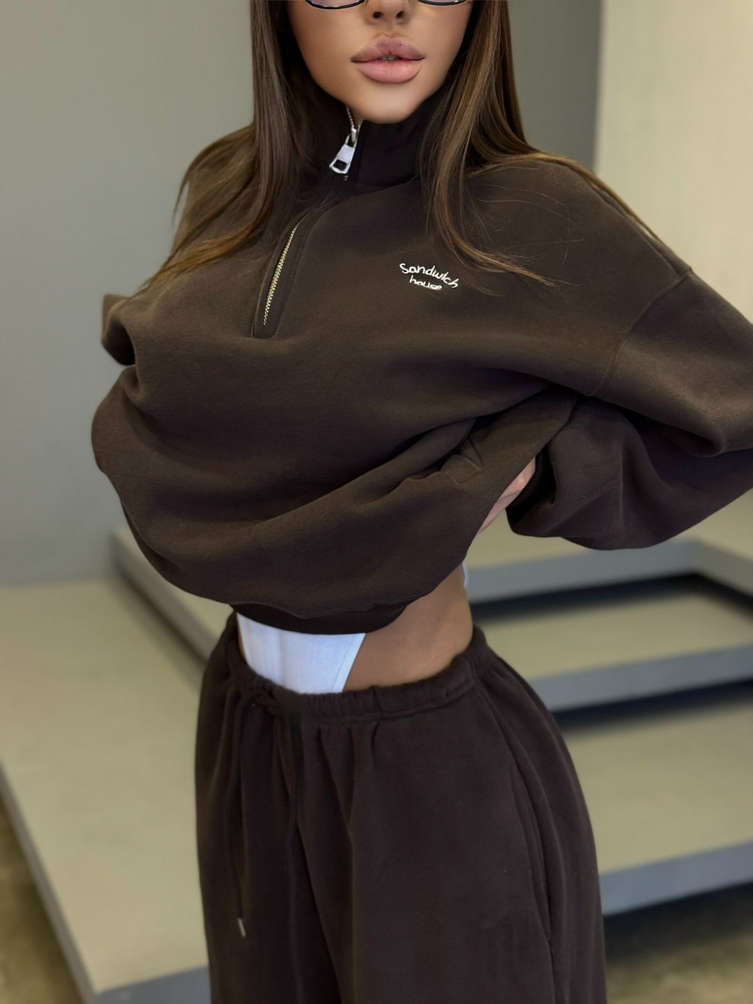 свитшот женская,свитшот коричневый,толстовки свитшот,женская кофта,костюмы спортивные женские