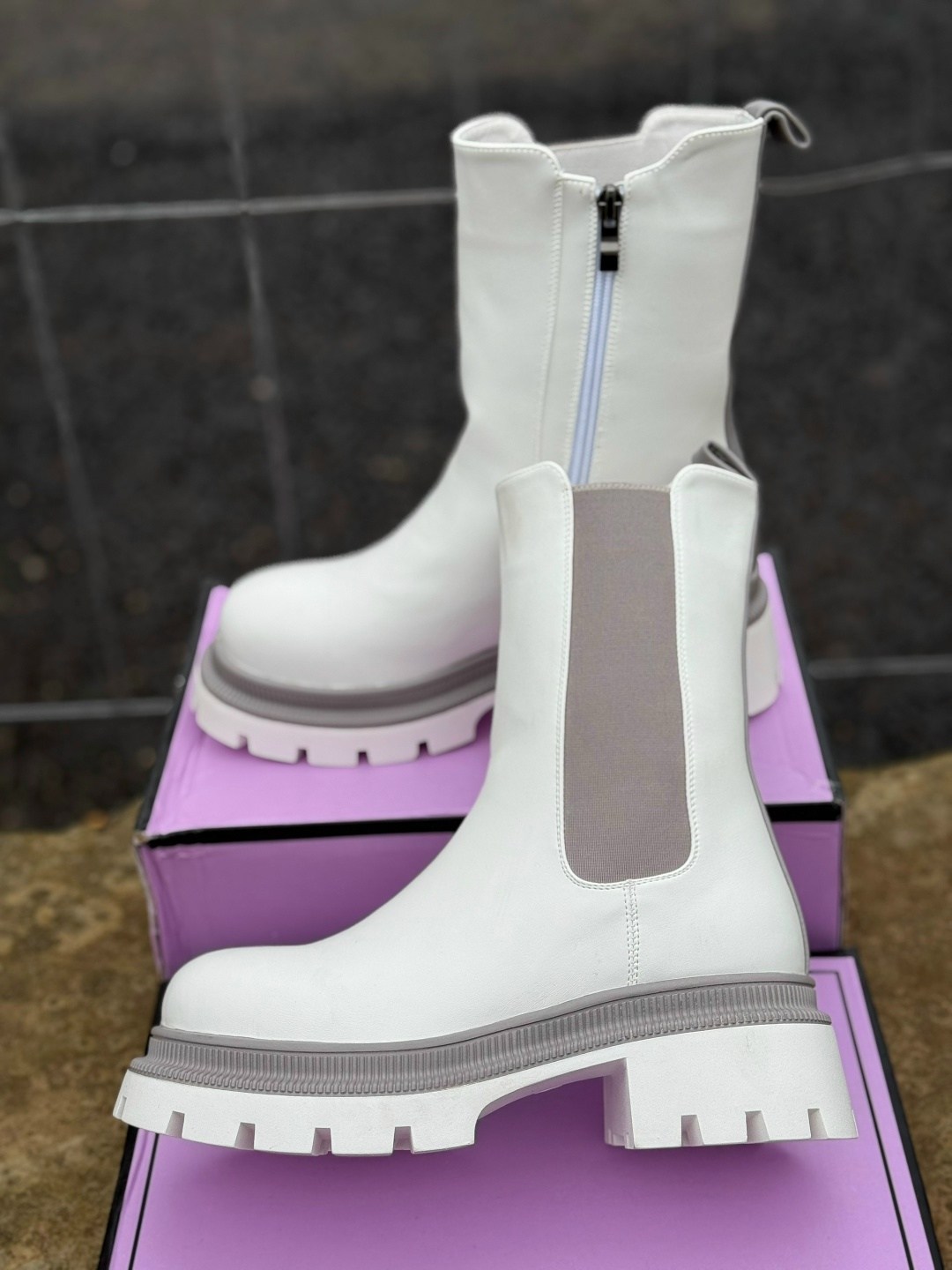 ,полусапоги,ботинки челси белые,белые ботинки,ботинки женские