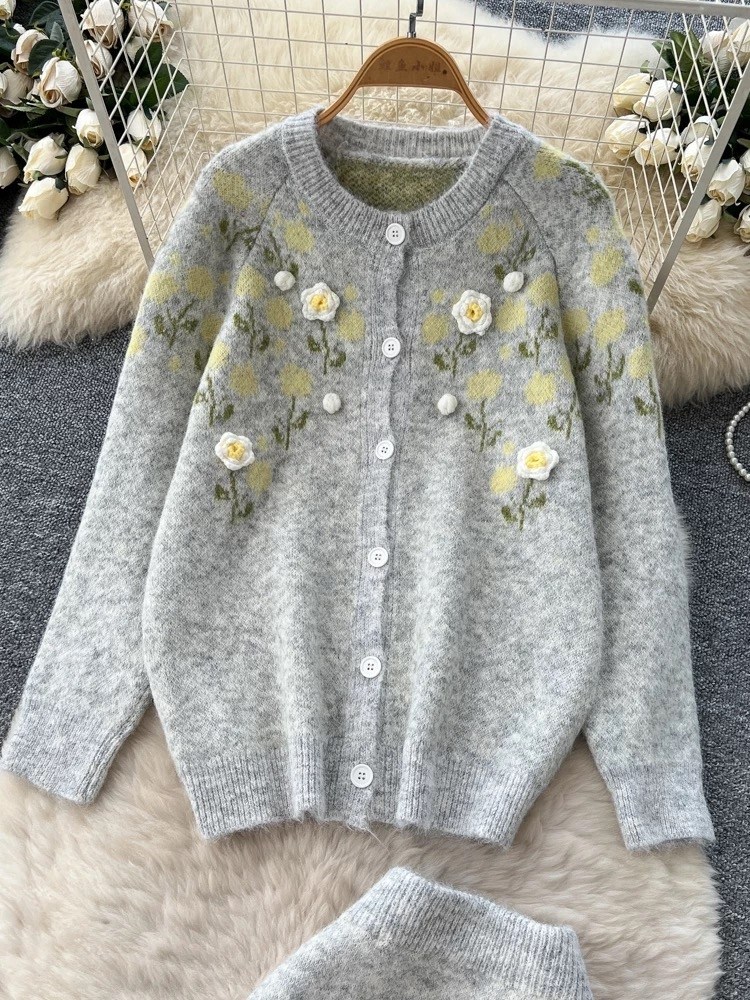 женский вязаный кардиган,кардиган с вышивкой,вязаные кардиганы,свитер с вышивкой,повседневный кардиган