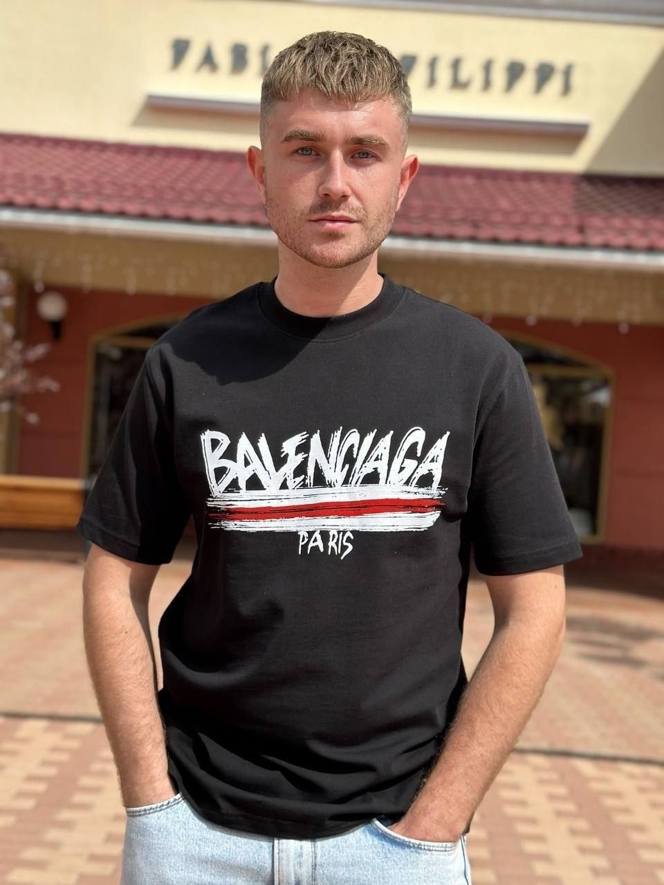 футболка balenciaga,футболки баленсиага,balenciaga t shirt,майка баленсиага,футболка мужская balenciaga