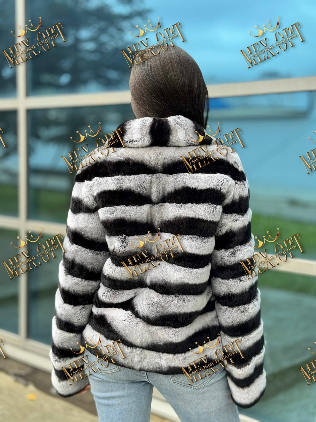 кролик рекс шиншилла шубка,шуба кролик рекс,шуба из кролика рекс,шуба из кролика,полушубок из кролика