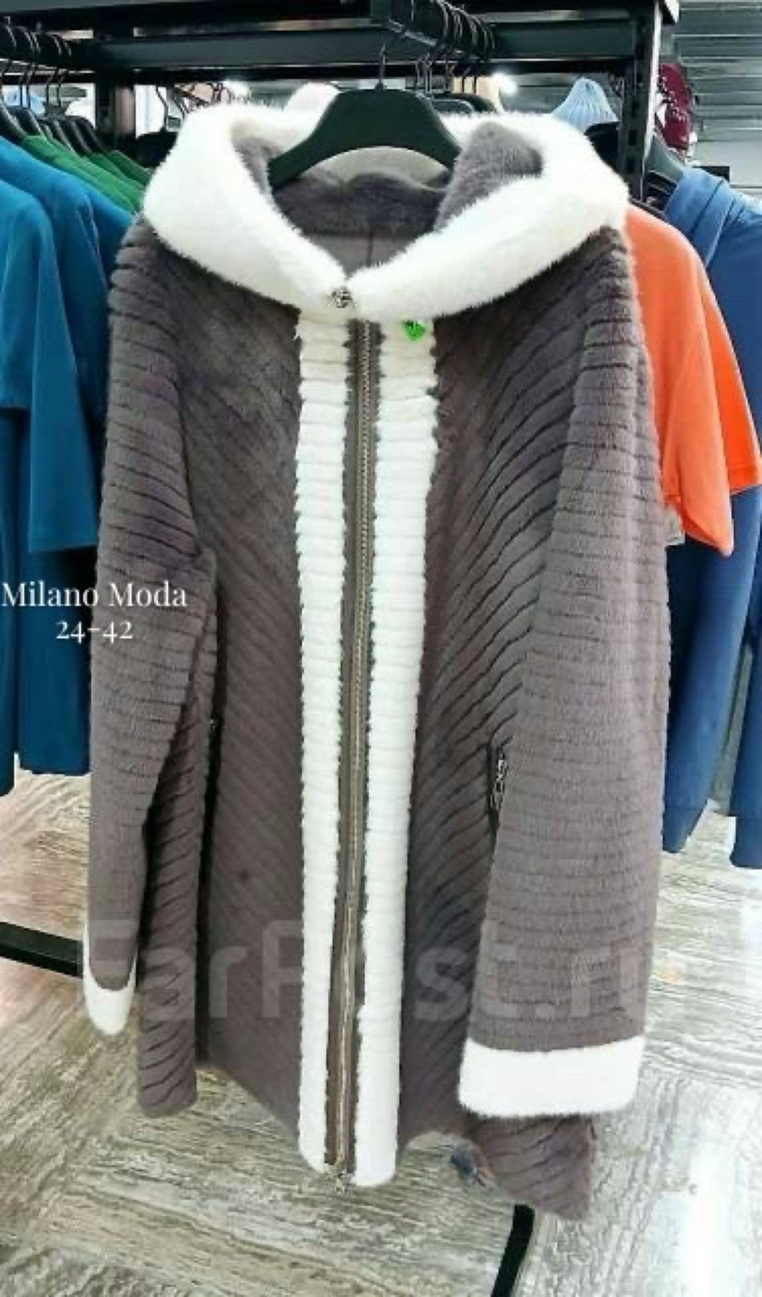 дубленка женская,дубленка женская с капюшоном,комбинированное пальто,дубленка больших размеров,пальто дубленка