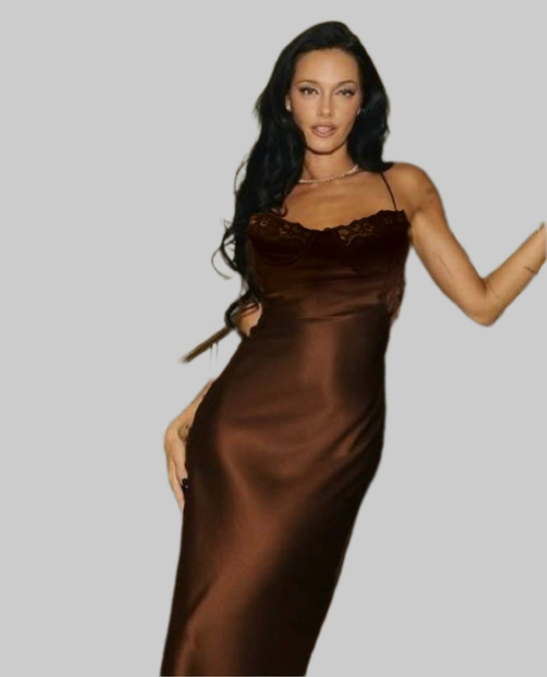 атласное платье,шелковое платье,платье,элегантное платье,коричневое платье